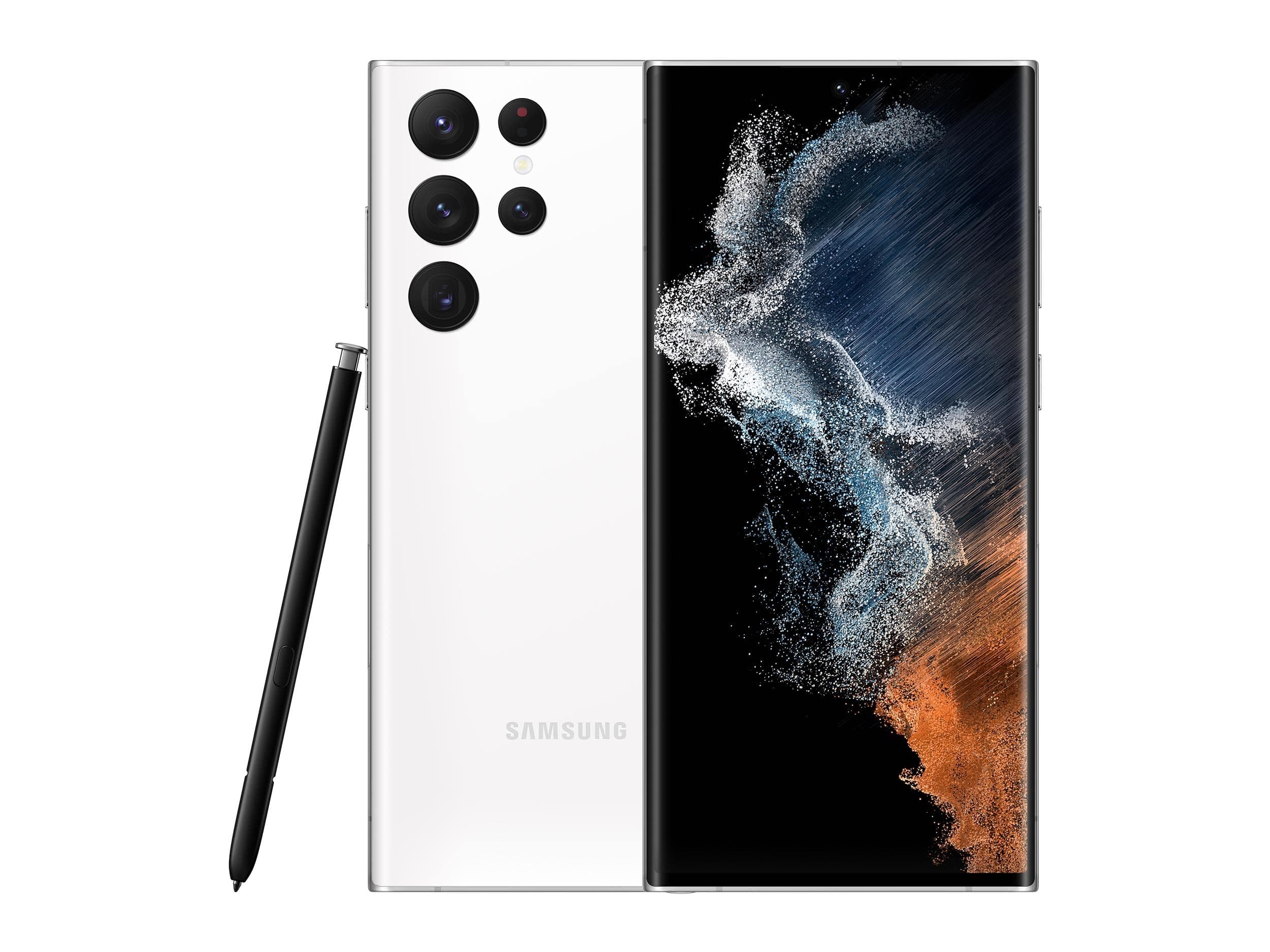SAMSUNG Galaxy S22 Ultra Cell Phone, Factory Unlocked Android Smartphone, 128GB, 8K Camera & Video, Brightest Display Screen, S Pen, Long Battery L...
