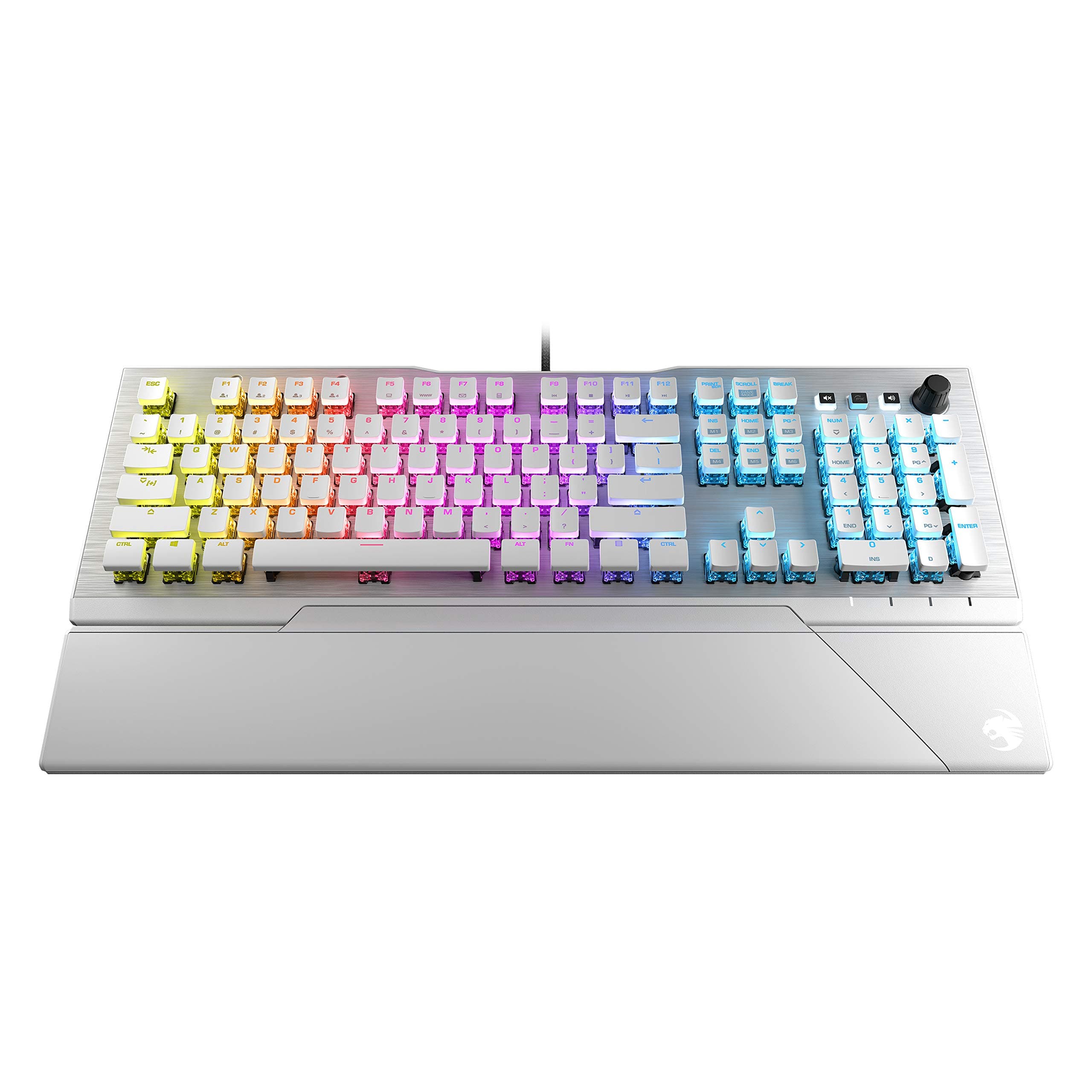 ROCCAT Vulcan 122 Mechanical PC Tactile Gaming Keyboard, Titan Switch, AIMO RGB Backlit Lighting Per Key, Detachable Palm/Wrist Rest, Anodized Alum...