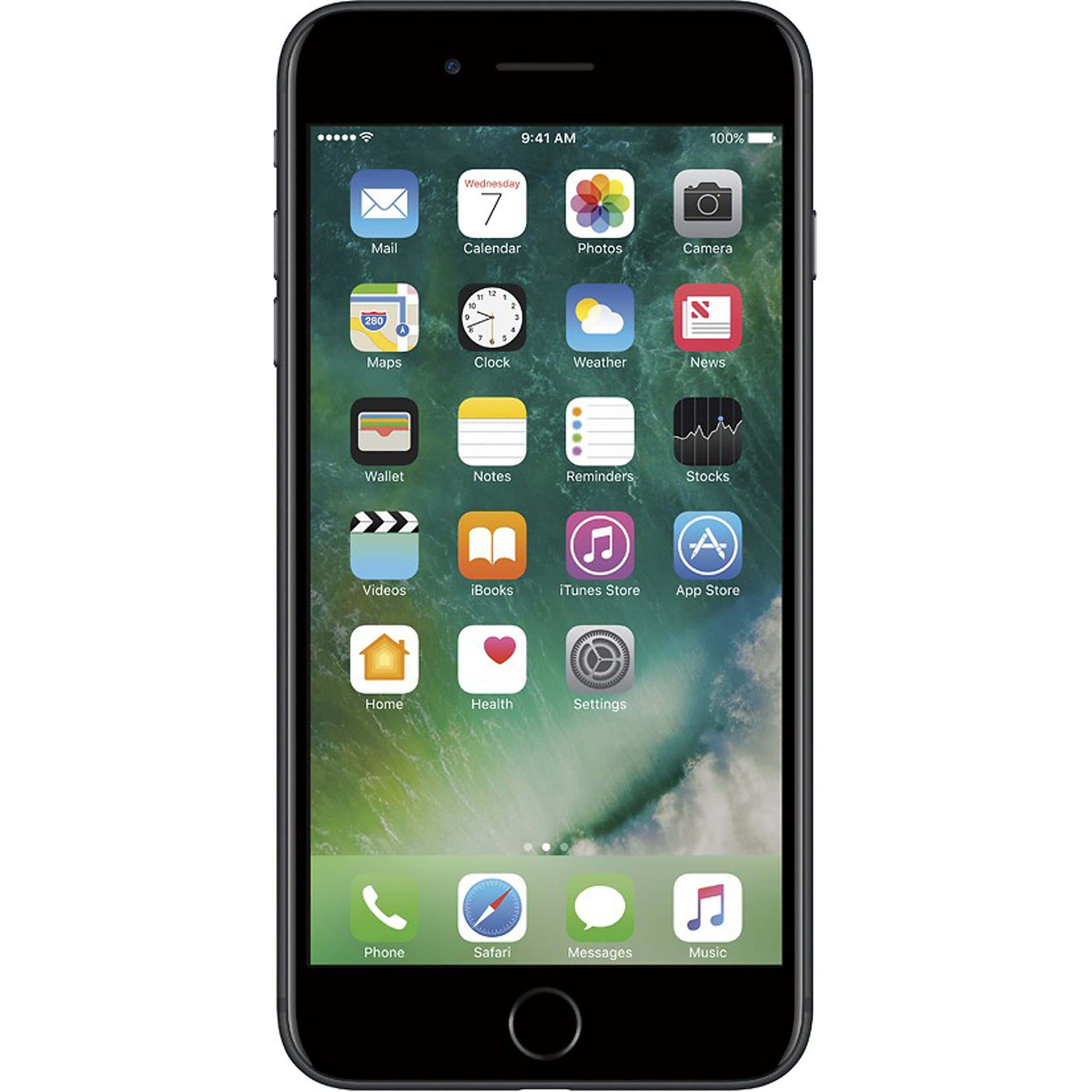 Apple iPhone 7 Plus, 32GB, Black - For GSM (Renewed)