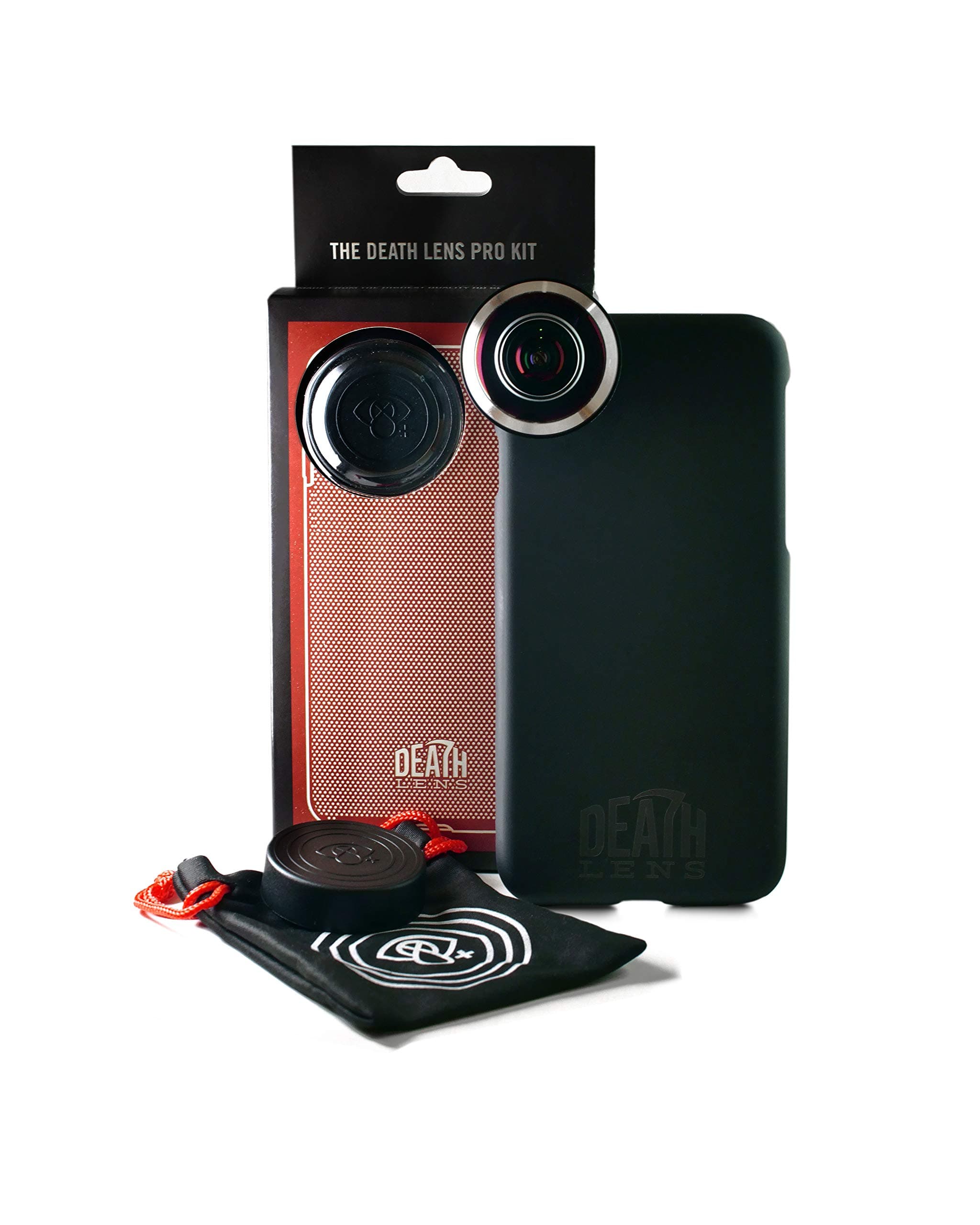 Death Lens iPhone 7 Plus Pro Fisheye Lens kit – 200 Degree, No Vignette, Crystal Clear Picture Every Time, HD Picture