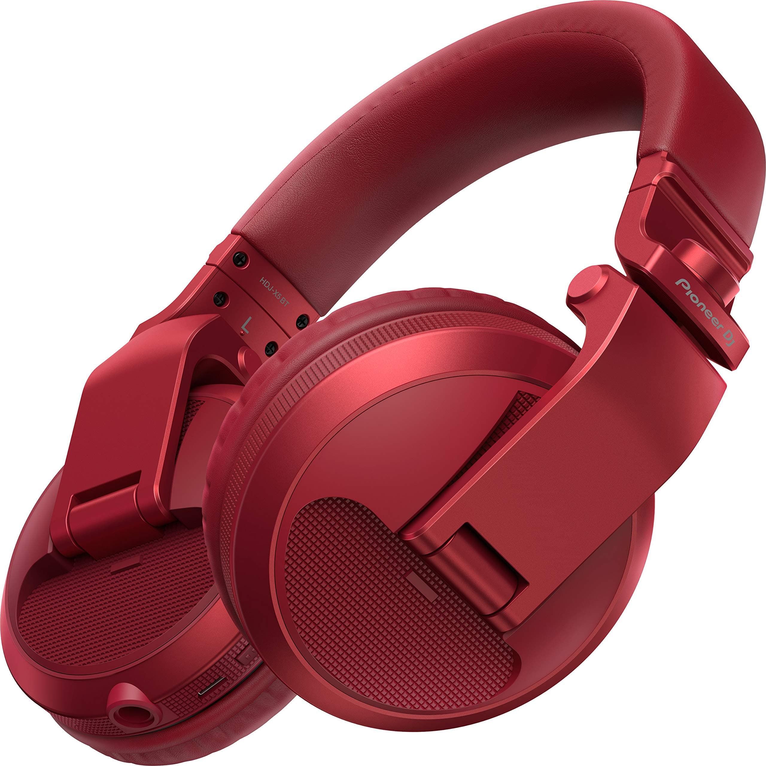 Pioneer DJ HDJ-X5BT-R - Closed-back, Bluetooth-compatible, Circumaural DJ Headphones with 40mm Drivers, 5Hz-30kHz Frequency Range, Detachable Cable...