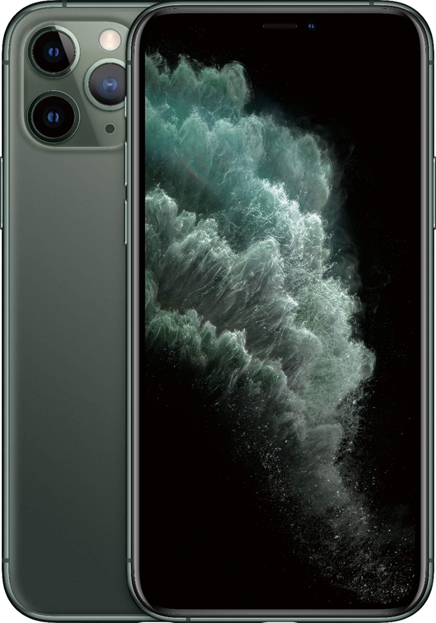 Apple iPhone 11 Pro Max (64GB, Midnight Green) - AT&T/T-Mobile Unlocked (Renewed)