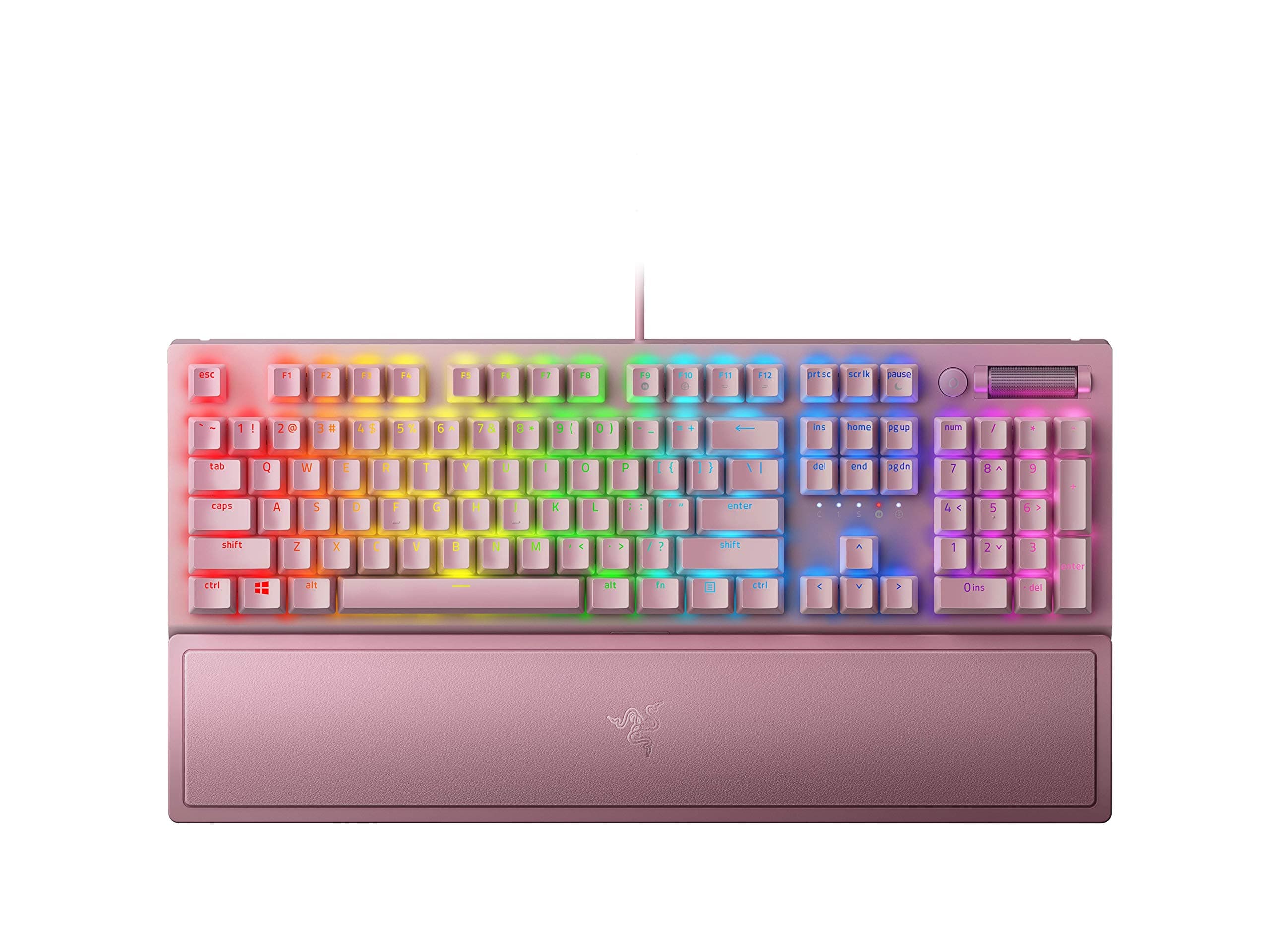 Razer BlackWidow V3 Mechanical Gaming Keyboard: Green Mechanical Switches - Tactile & Clicky - Chroma RGB Lighting - Compact Form Factor - Programm...
