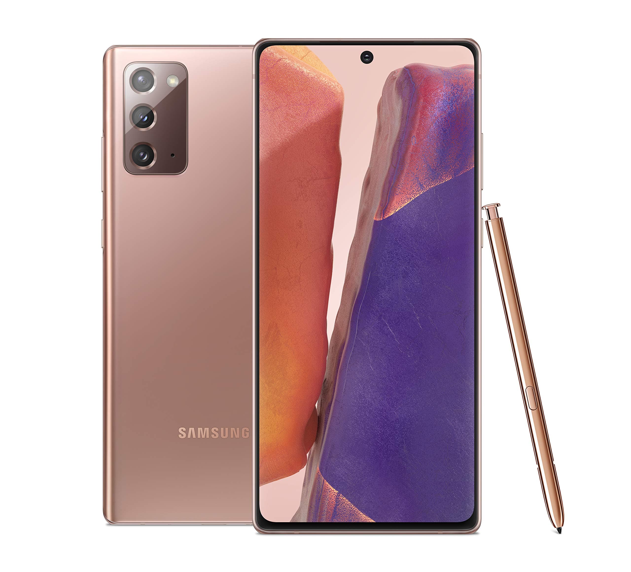 Samsung Galaxy Note 20 5G Factory Unlocked Android Cell Phone, US Version, 128GB of Storage, Mobile Gaming Smartphone, Long-Lasting Battery, Mystic...