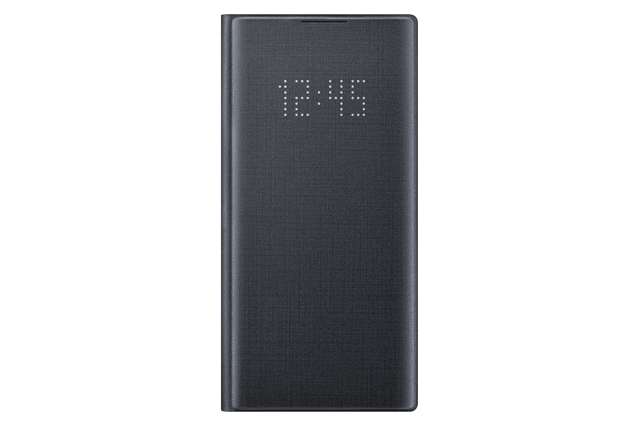 Samsung Galaxy Note10 Case, LED Wallet Cover - Black (US Version with Warranty) - EF-NN970PBEGUS
