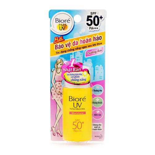 Sữa Chống Nắng Bảo Vệ Da Hoàn Hảo Biore Dưỡng Ẩm