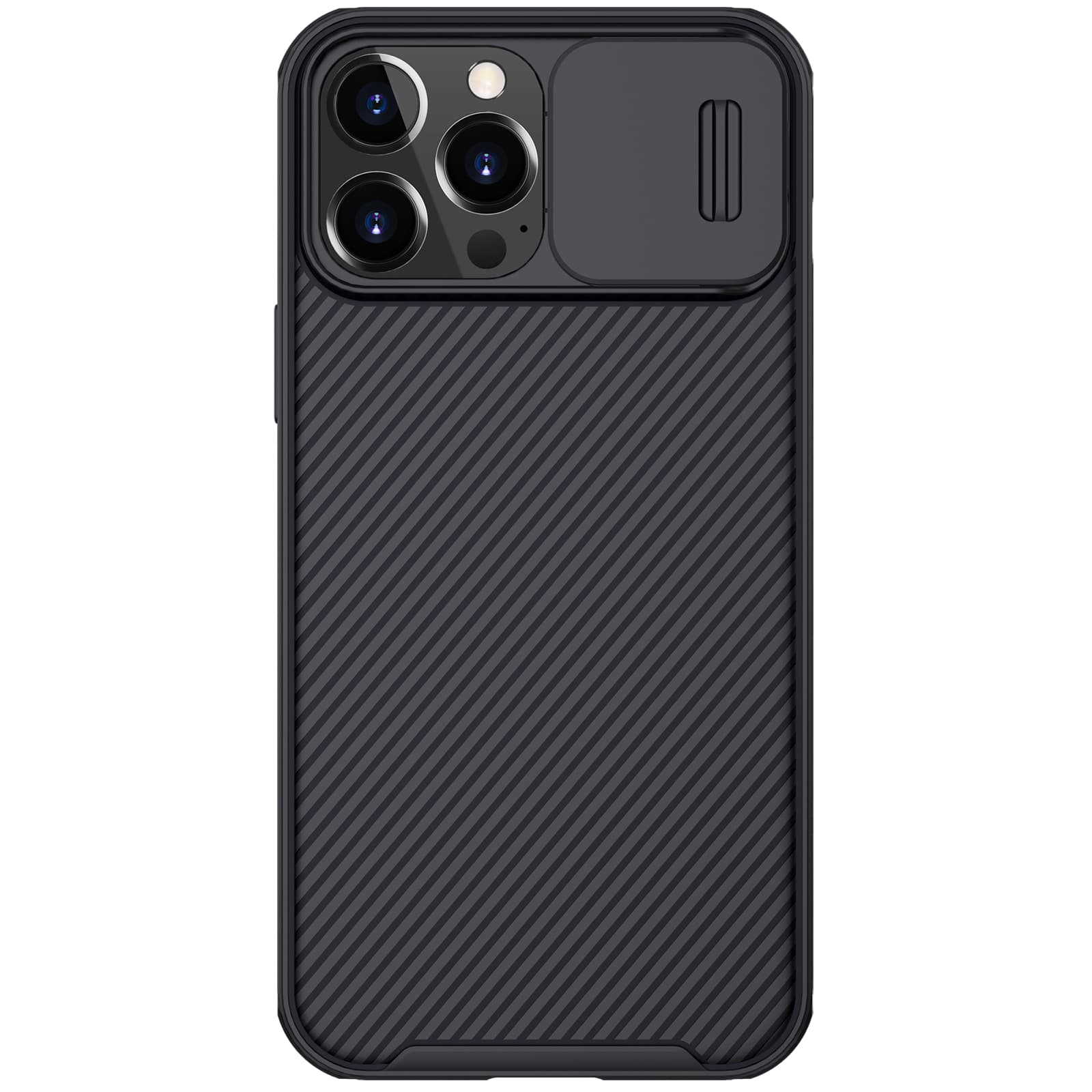 Ốp Nillkin bảo vệ Camera cho iPhone 13 13 Pro 13 Pro Max Nillkin Camshield PRO nắp đậy bảo vệ Camera - Hàng nhập khẩu - iPhone 13 Pro Max - Đen