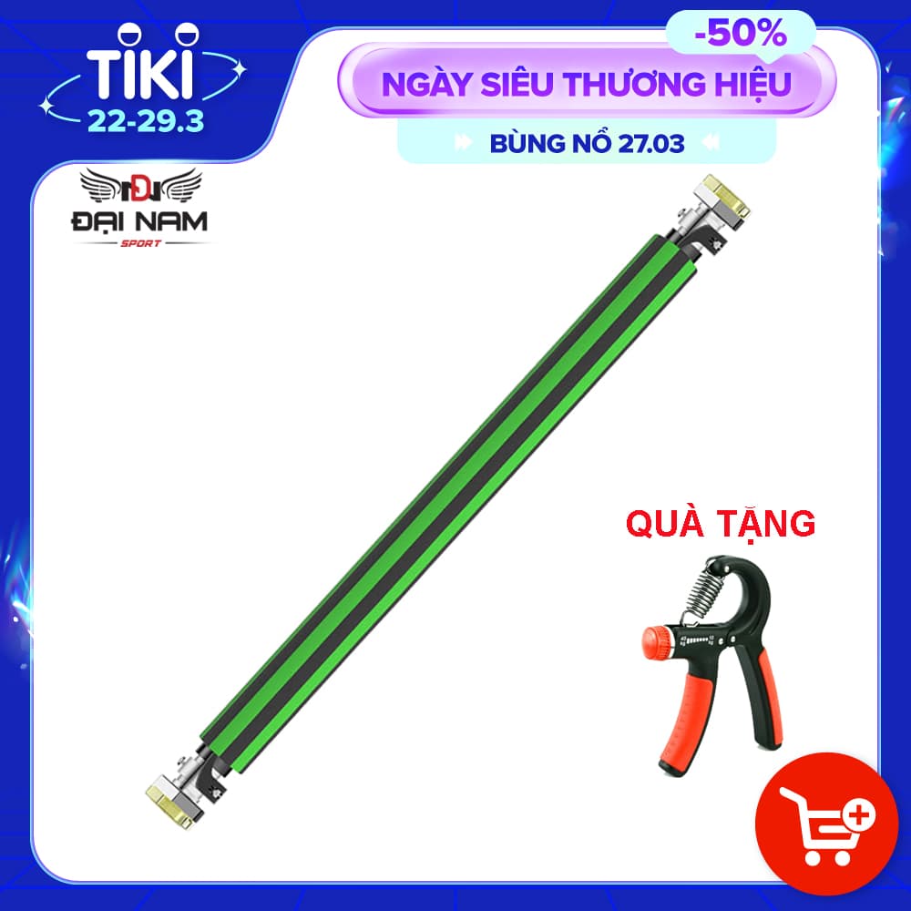 Combo Xà đơn treo tường 2019 Kìm bóp tay điều chỉnh lực Màu ngẫu nhiên - Xà 60cm-110cm