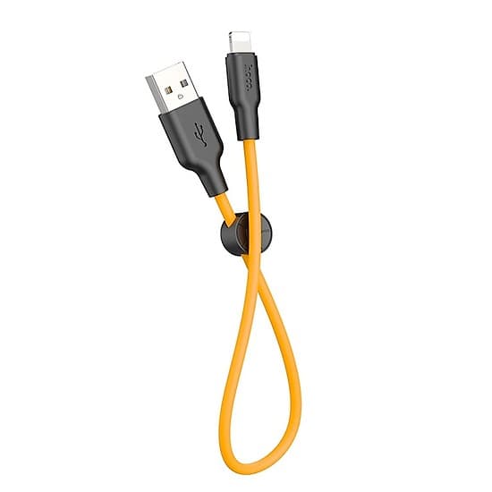 Cáp Sạc nhanh 2.4A Hoco X21 Plus Type C 25 cm - Giao Màu Ngẫu Nhiên - Hàng Nhập Khẩu