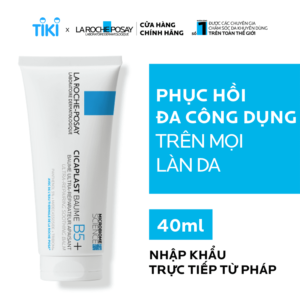 Kem dưỡng phục hồi đa công dụng và làm dịu da La Roche-Posay Cicaplast Baume B5 40ml