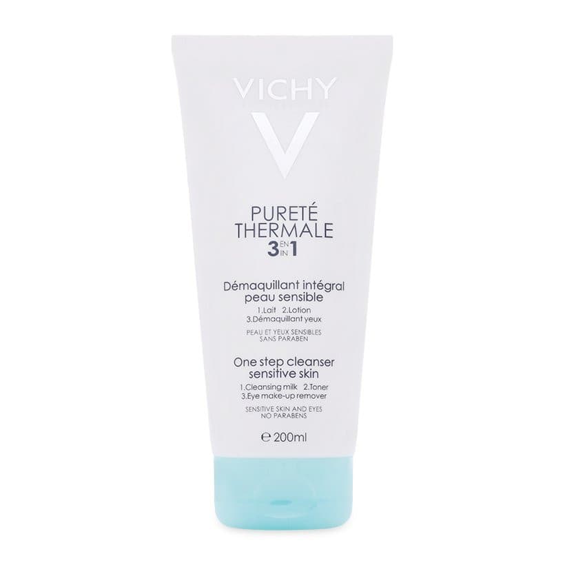 Sữa Rửa Mặt Tẩy Trang 3 Tác Dụng - Purete Thermale One Step Cleanser 3 In 1 Vichy 200ml - 100703307