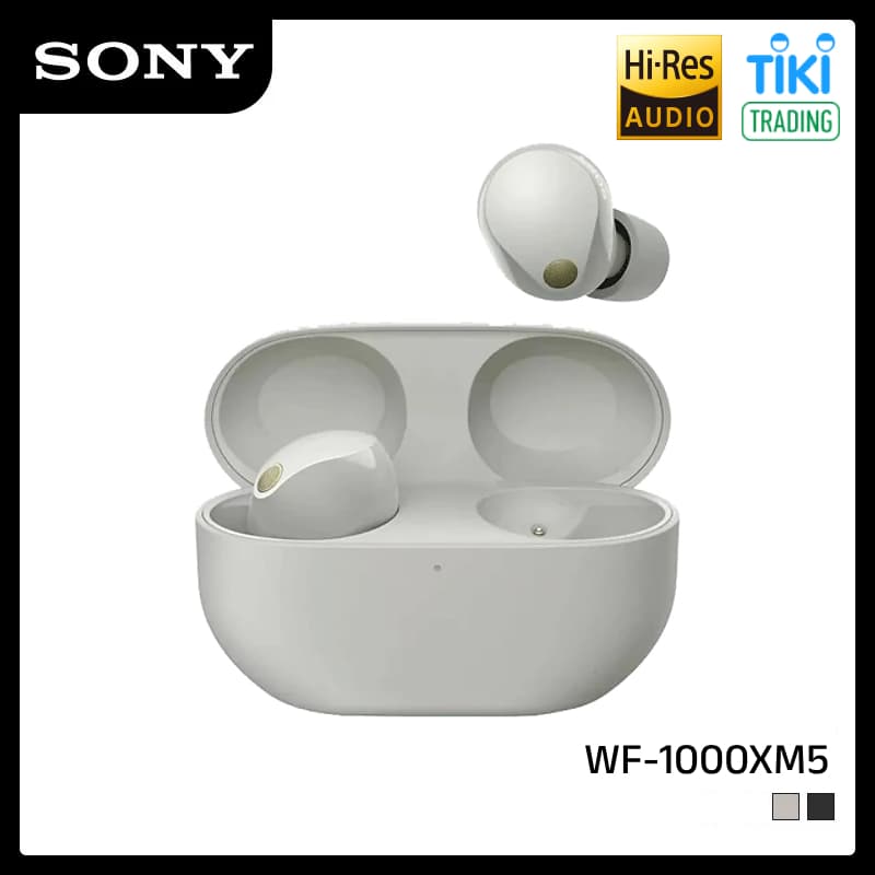 Tai nghe Bluetooth True Wireless Sony WF-1000XM5 - Hàng Chính Hãng - Màu bạc