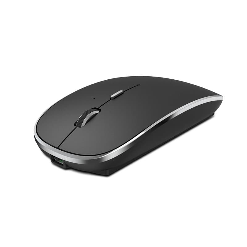 Chuột Không Dây Chuyên Dụng Dành Cho iPad , Máy Tính Bảng , Laptop Chính Hãng WIWU Wimice Dual WM101 Kết Nối Qua Bluetooth Tiện Lợi, Độ Nhạy Cao -Hàng Chính Hãng - Đen