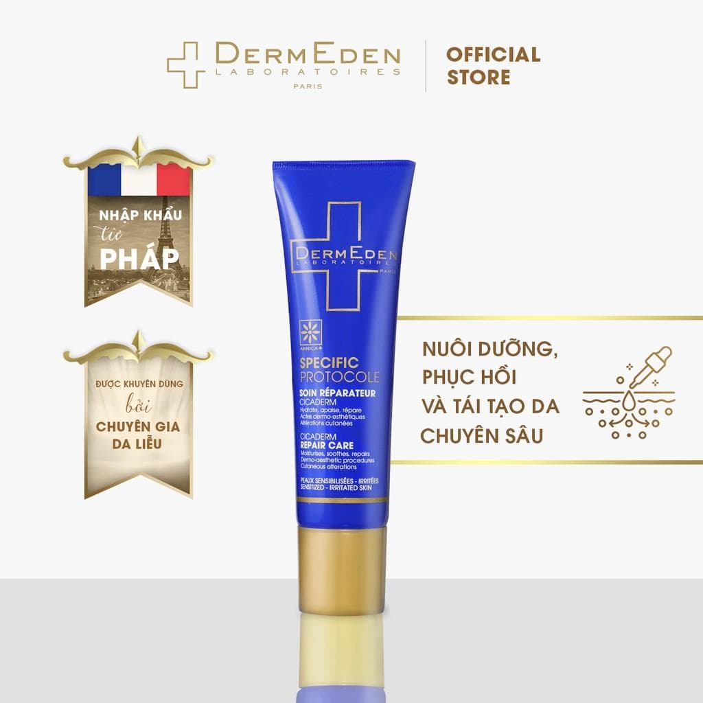 Kem dưỡng ẩm phục hồi da DERMEDEN Repair Care 30ml - Repair.30ml