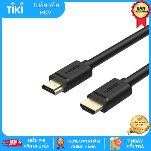 Dây 2 Đầu HDMi 5M UNITEK - Cáp HDMI 5M UNITEK Full HD 4K - Hàng Nhập Khẩu