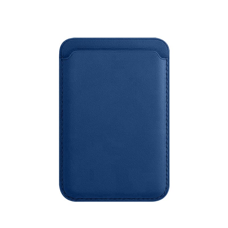 Ví Da Leather Wallet Hít Từ Tính Kai Dành Cho Các Dòng iPhone- Hàng chính hãng - Blue