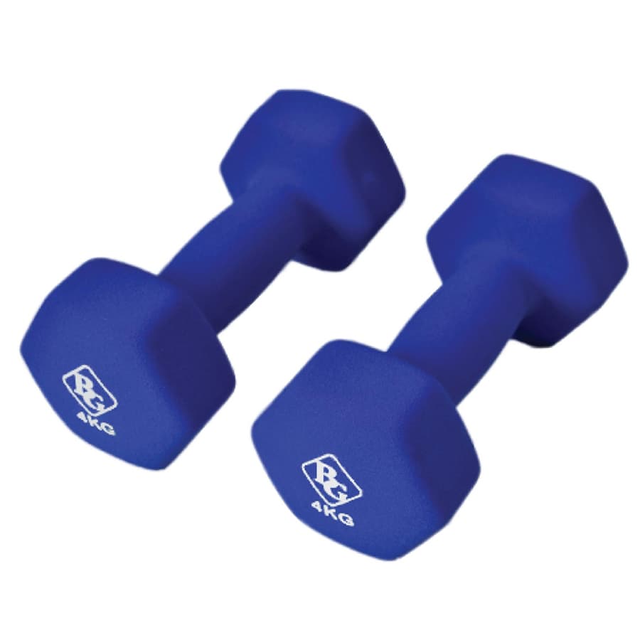 Bộ 2 tạ tay BG 4kg model Q304 - Q314 cao cấp Tập Gym hàng nhập khẩu - Lam đậm