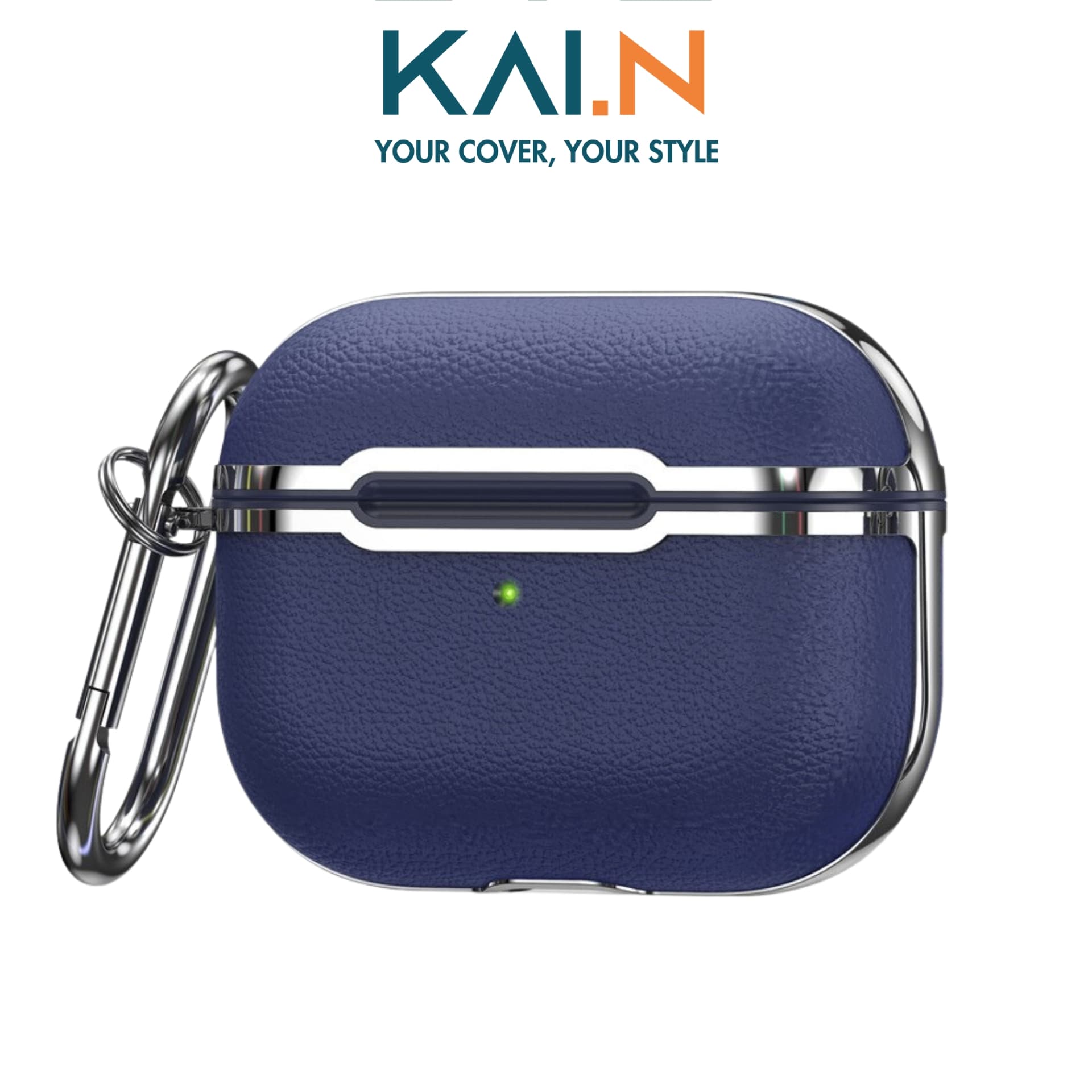 Case ốp cho Airpods Pro 2 Airpods Pro Kai.N TPU Họa Tiết Da Hàng Chính Hãng - Blue