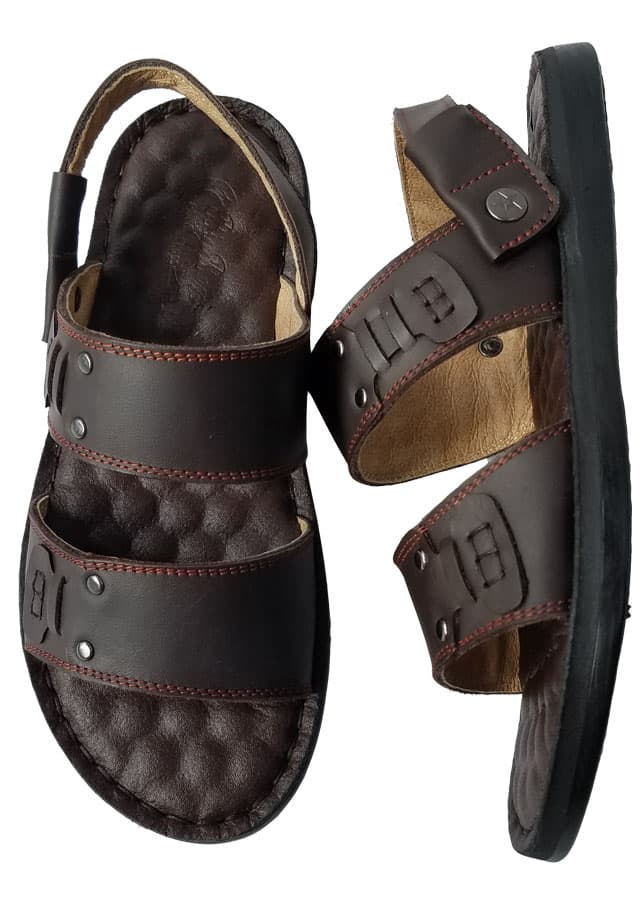 Giày sandal nam da bò thật BIGGBEN cao cấp SD121 - 41 - Nâu