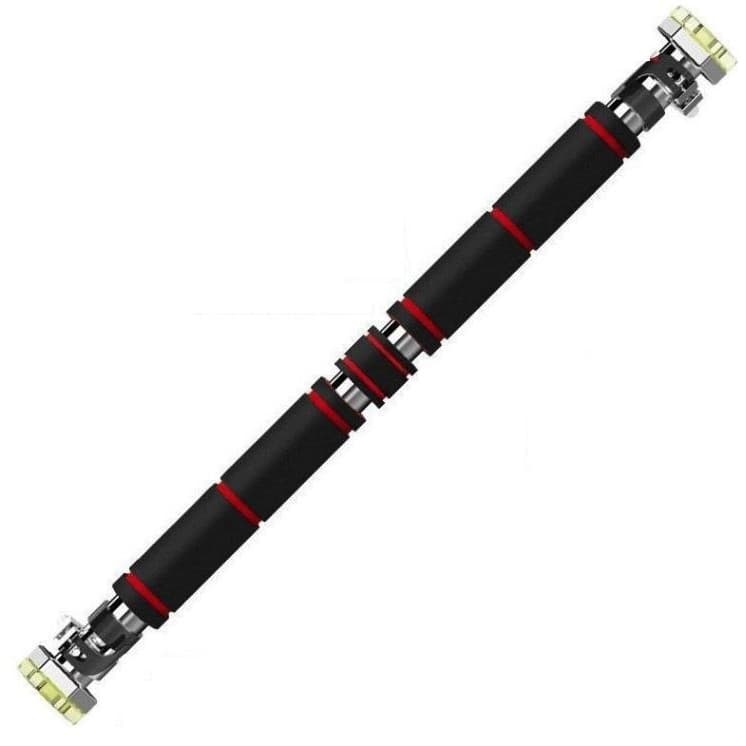 Xà Đơn Gắn Cửa Treo Tường Có Chốt An Toàn Màu Đỏ Đen Cao Cấp  Phiên Bản Cải Tiến Dùng Để Tập Chống Vẹo Cột Sống Và Tăng Chiều CaoChọn kích Thước - 60-100cm
