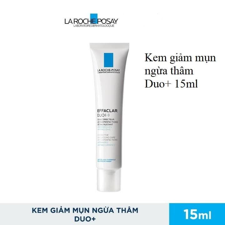15ml Kem Dưỡng Giảm Mụn, Ngừa Thâm, Thông Thoáng Lỗ Chân Lông La Roche-Posay Effaclar Duo