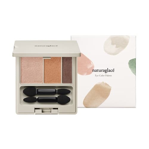 PHẤN MẮT HỮU CƠ 3 TRONG 1 - naturaglacé EYE COLOR PALETTE - 02 Màu cam vàng đồng