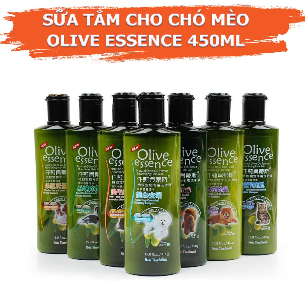 Sữa Tắm Dành Riêng Cho Chó Mèo OLIVE ESSENCE - DIỆT VE RẬN