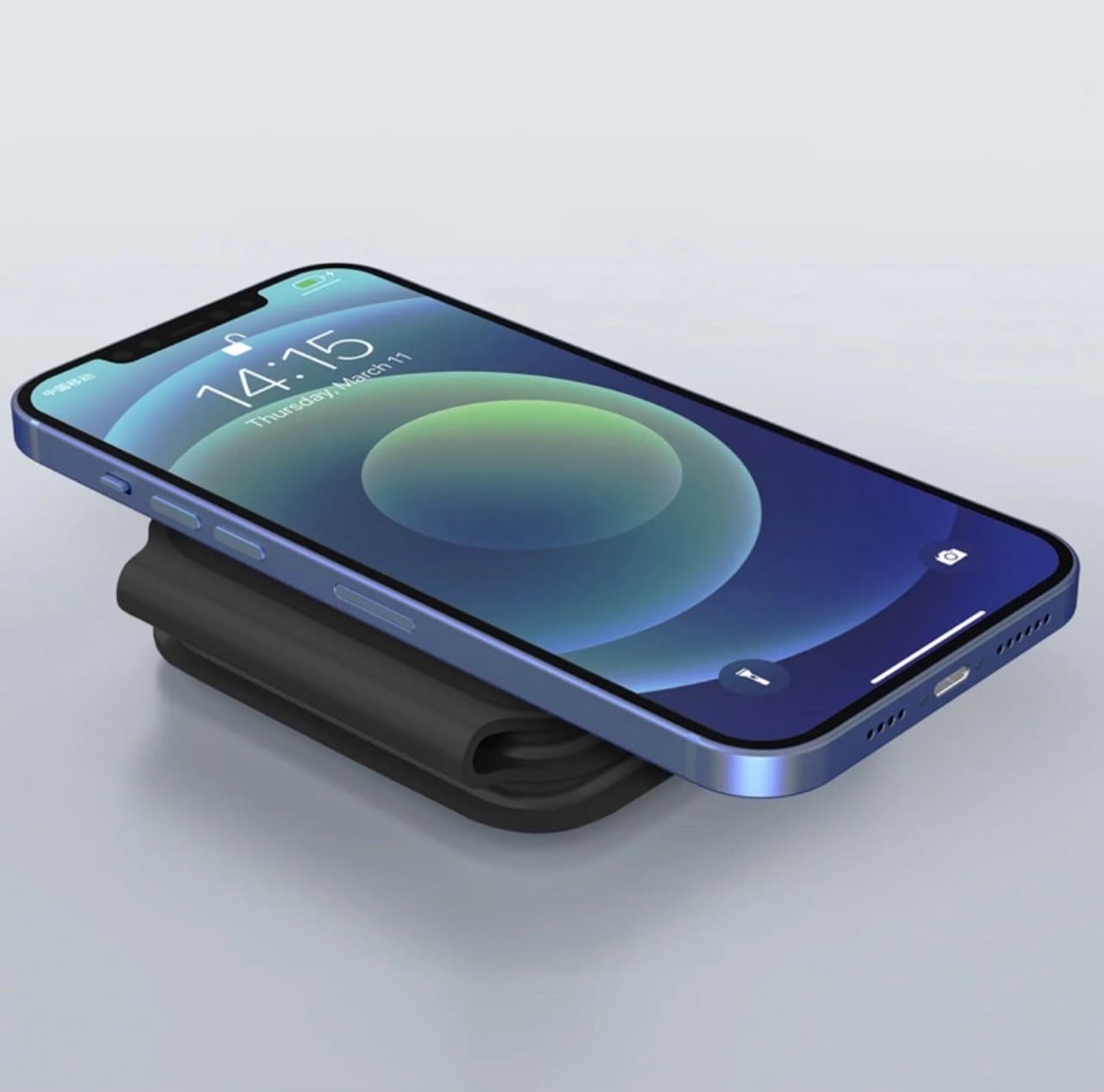 Đế Sạc Không Dây Magsafe Wiwu Power Air 3 in 1 Dành Cho Apple Watch, Iphone 12, 13, Airpods Có Nam Châm Hai Mặt - Hàng Chính Hãng - Đen