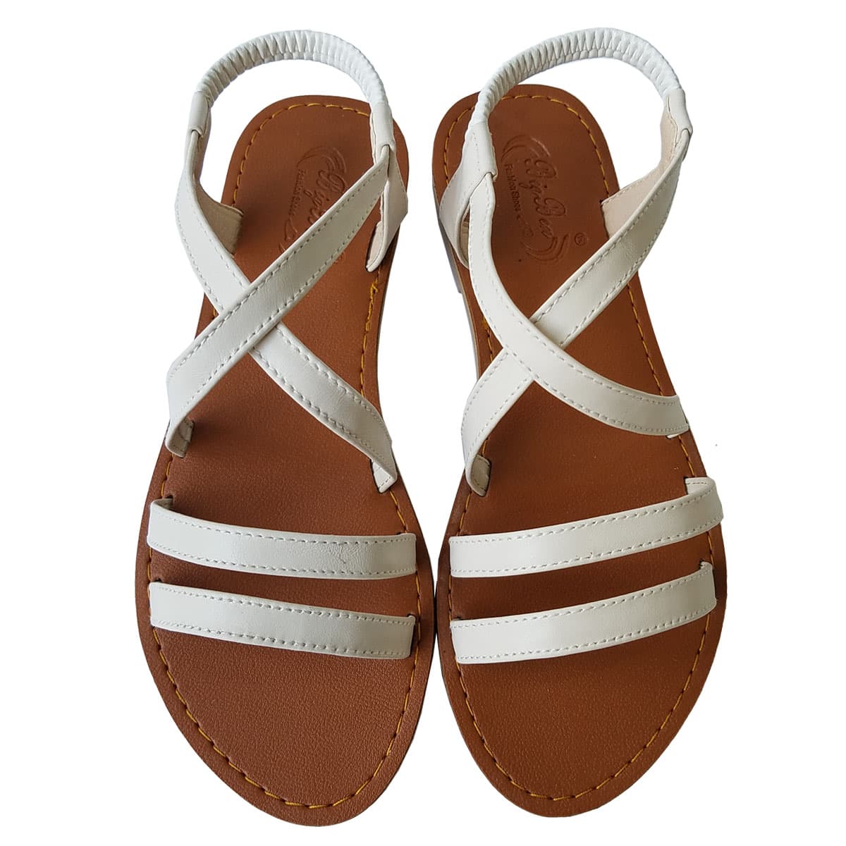Giày Sandal Nữ Da Bò Thật BIGGBEN Cao Cấp SDN83 - Trắng - 39