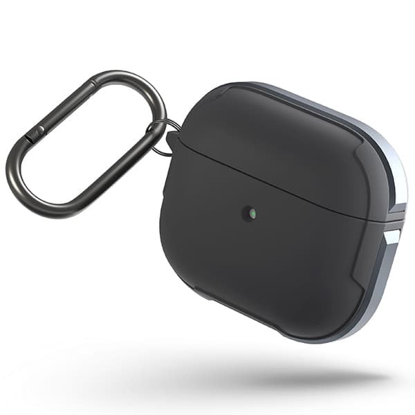 Bao Case Sợi Carbon Kháng Khuẩn UNIQ Valencia Antimicrobial Dành Cho Airpods 3- Hàng Chính Hãng - Grey