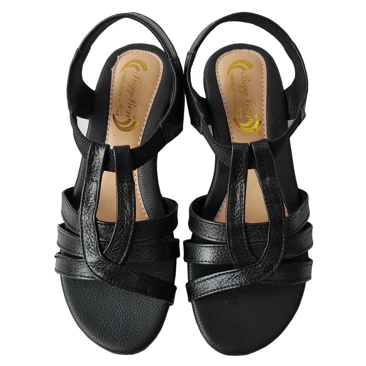 Giày sandal Nữ Da Bò Thật BIGGBEN Cao Cấp SDN79 - Đen - 40