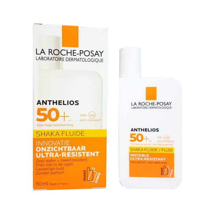 Bộ Kem Chống Nắng Dạng Sữa Lỏng Nhẹ Không Nhờn Rít La Roche-Posay Anthelios Shaka Fluid SPF 50 50ml Và Xịt Khoáng Làm Dịu Và Bảo Vệ Da La Roche-Posay Thermal Spring Water 50ml