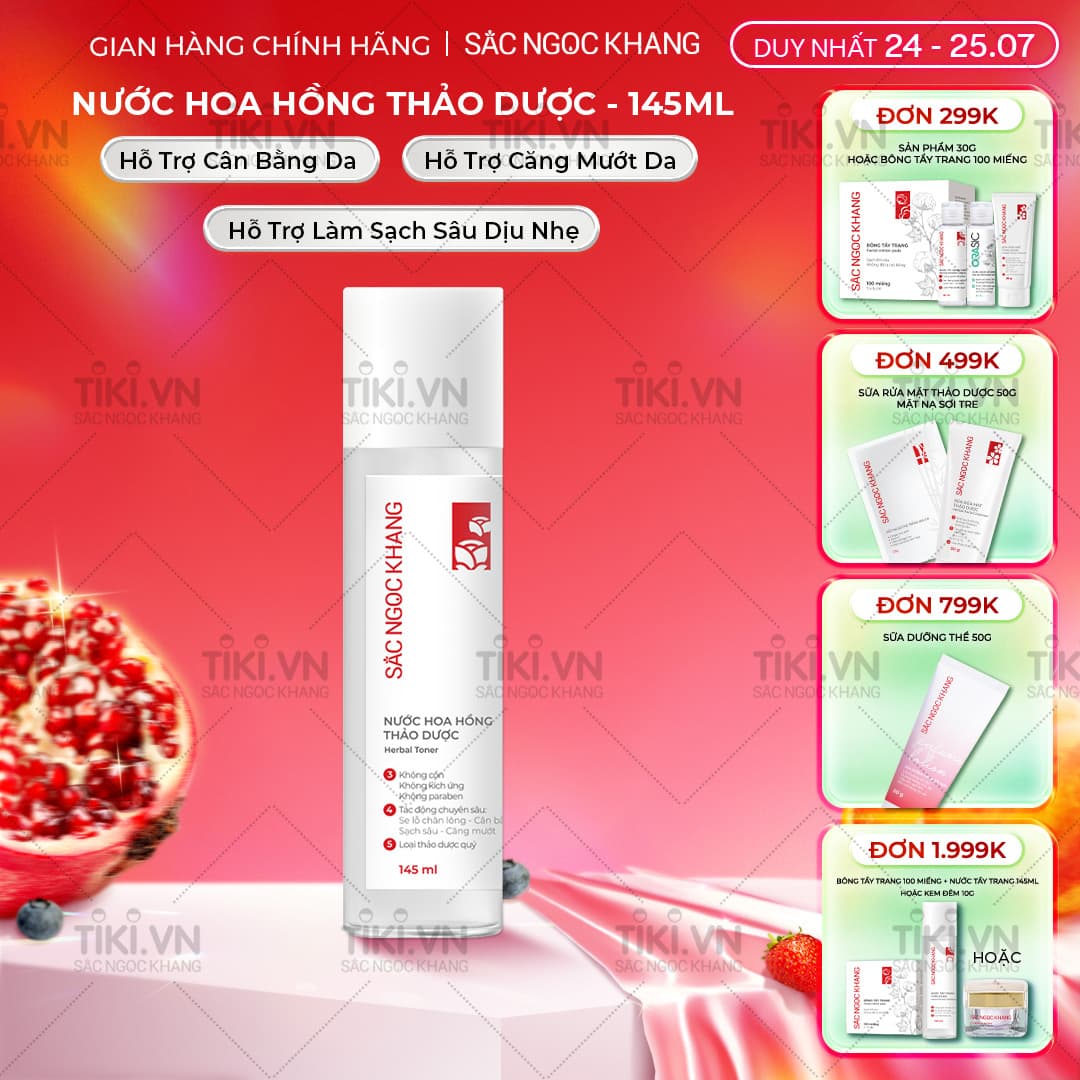 Nước Hoa Hồng Sắc Ngọc Khang MNH01 145ml