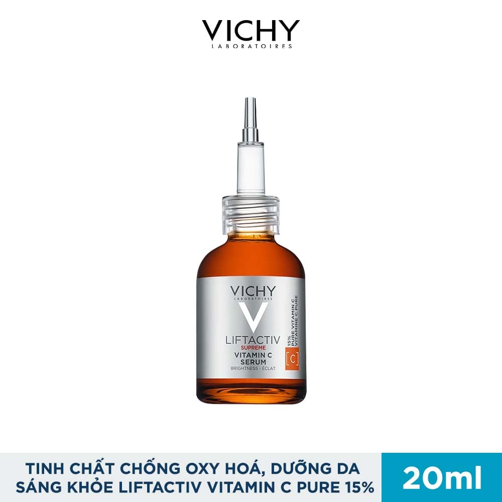 Tinh chất chống oxy hoá, dưỡng da sáng khoẻ Vichy Liftactiv Vitamin C pure 15 20ml
