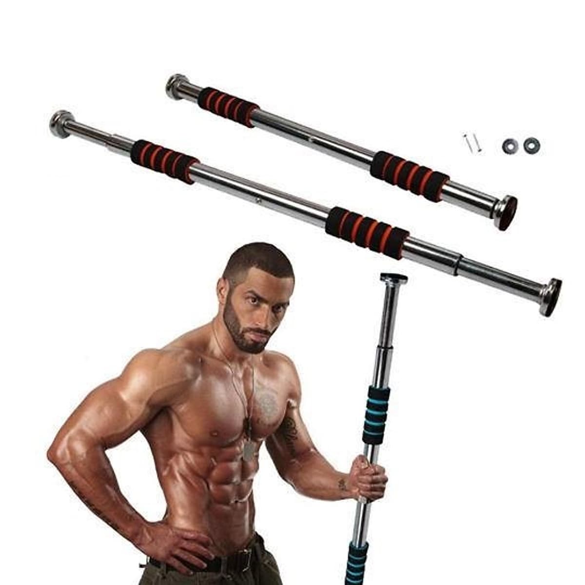 Xà Đơn Treo Tường Gắn Cửa Đa Năng Độ Dài Tùy Chỉnh Giúp Bạn Tập Gym, Tập Cơ Bụng, Cơ Vai, Cơ Xô 60-120Cm - Chính Hãng MINIIN Màu Ngẫu Nhiên - 80-130cm - màu ngẫu nhiên