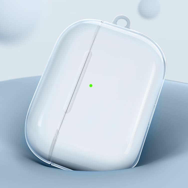 Bao Case ESR Hybrid Protective Bounce Carrying Case dành cho AirPods 3 2021 - Hàng Nhập Khẩu - Trong Suốt