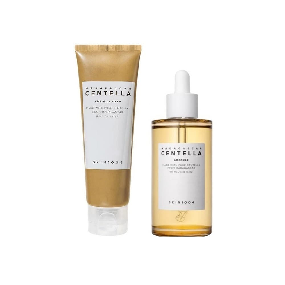 Bộ 2 Sản Phẩm Dưỡng Da Giảm Mụn Skin1004 Madagascar Centella Asiatica Gồm Sửa rữa mặt 125ml Serum 55ml - JESS SHOP COSMETICS