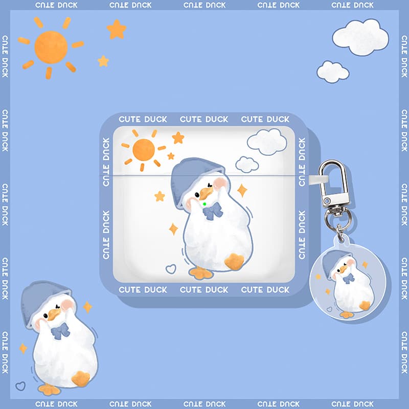 Case Ốp Bảo Vệ Vịt Cute Ducht dành cho AIRPODS 3 Airpods Pro Airpods 12- Hàng chính hãng - Airpods 3 - Vịt Dạo Chơi