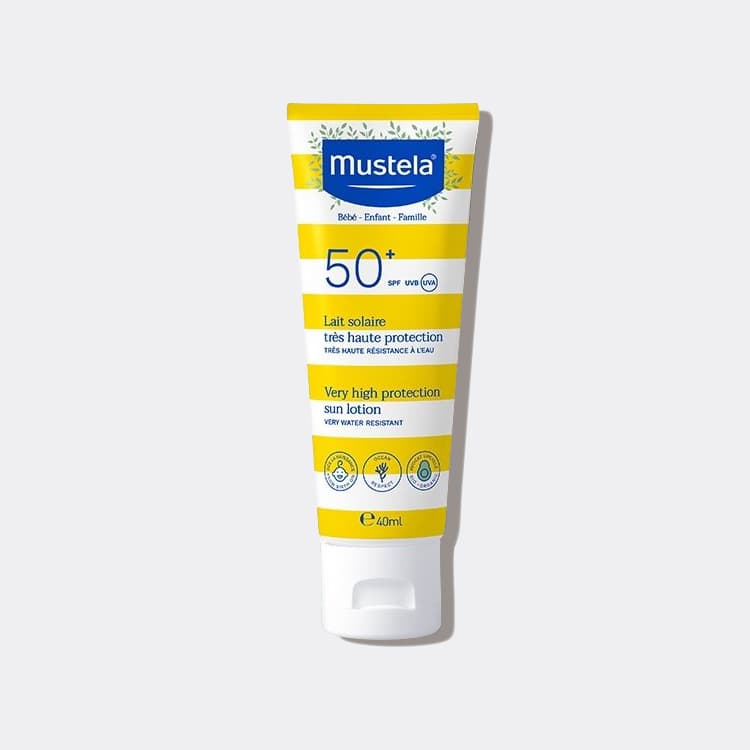 Kem Chống Nắng Cho Trẻ Sơ Sinh Và Em Bé Mustela Spf 50 40ml
