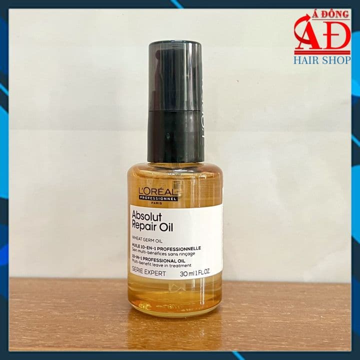 Tinh dầu dưỡng tóc LOREAL SERIE EXPERT WHEAT OIL ABSOLUT REPAIR Nourishing serum 30ml
