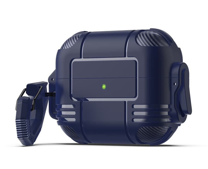 Ốp Case LOLIFO Kai Protective Dành Cho Airpods 3 và Airpods PRO Khoá Thông Minh- Hàng chính hãng - Airpods 3 - Màu Xanh Dương