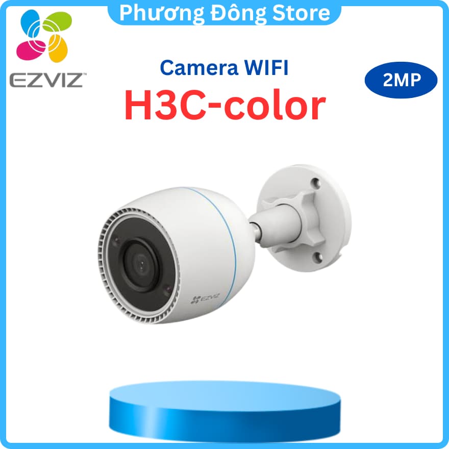 Camera IP Wifi Ngoài Trời EZVIZ C3TN 2MP 1080P Color Night Tích Hợp Mic Thu Âm - Có Màu Ban Đêm - Hỗ Trợ Thẻ Nhớ Lên 256G - Hàng Chính Hãng - Chỉ Có Camera