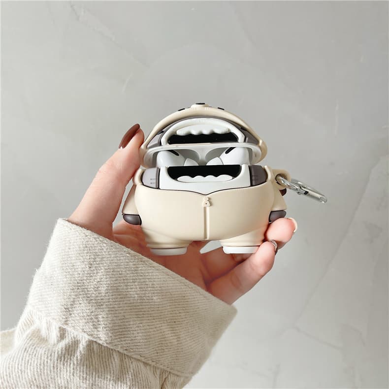 Case Ốp Bảo Vệ Hình Bear Shark Cho Airpods 12 Airpods Pro Airpod 3- Hàng chính hãng - Airpods Pro