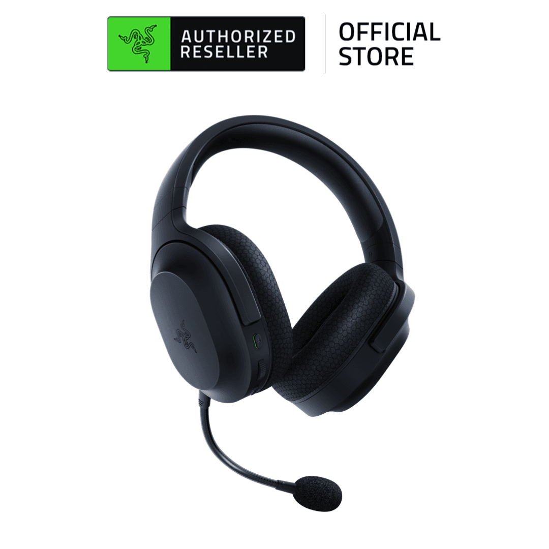 Tai nghe có khung choàng đầu kết hợp không dây Razer Barracuda X - Black