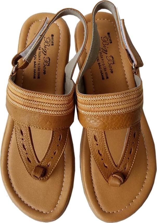 Giày Sandal Kẹp Nữ BIGGBEN Da Bò Thật SDN31 - 35