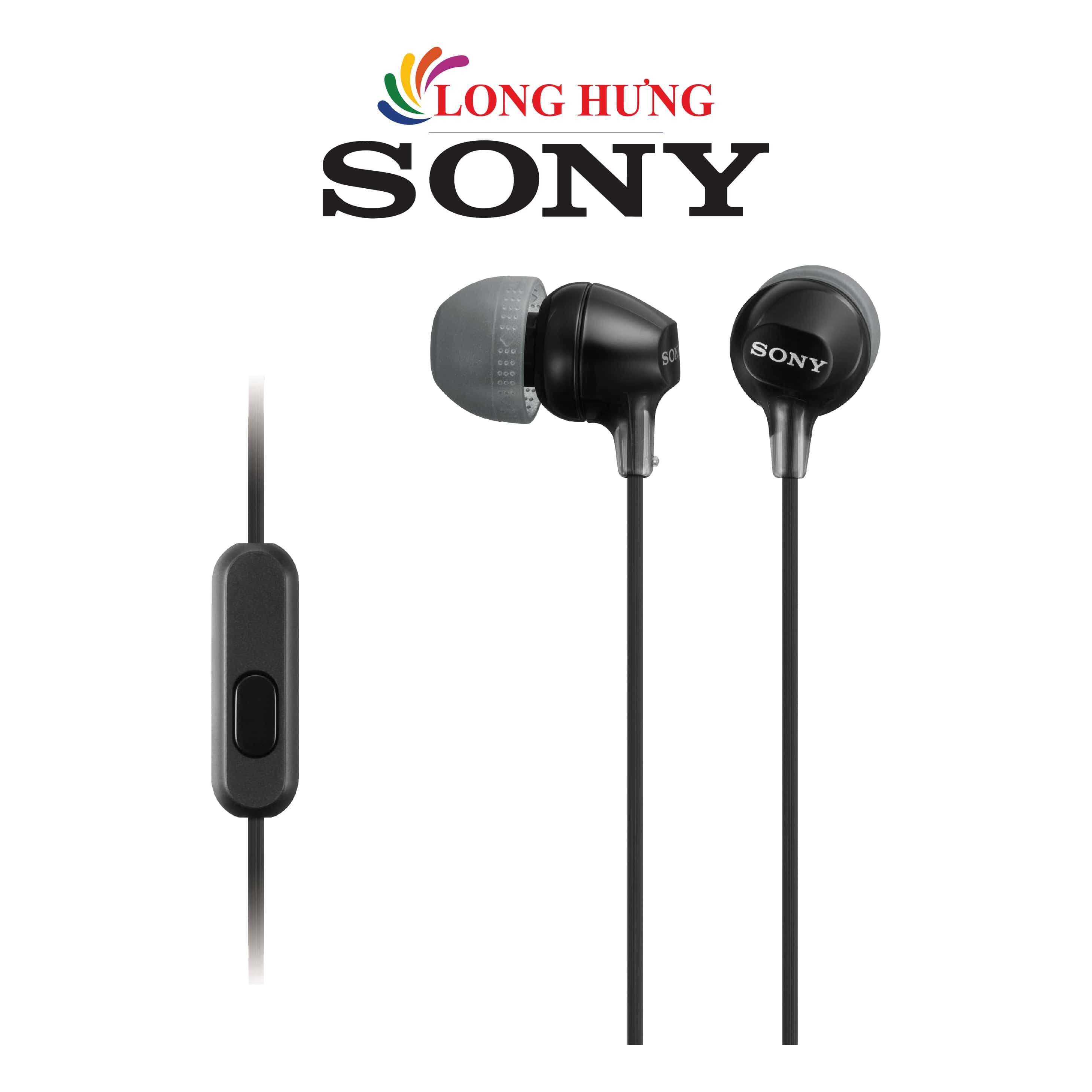 Tai nghe có dây Sony MDR-EX15AP - Hàng chính hãng - đen