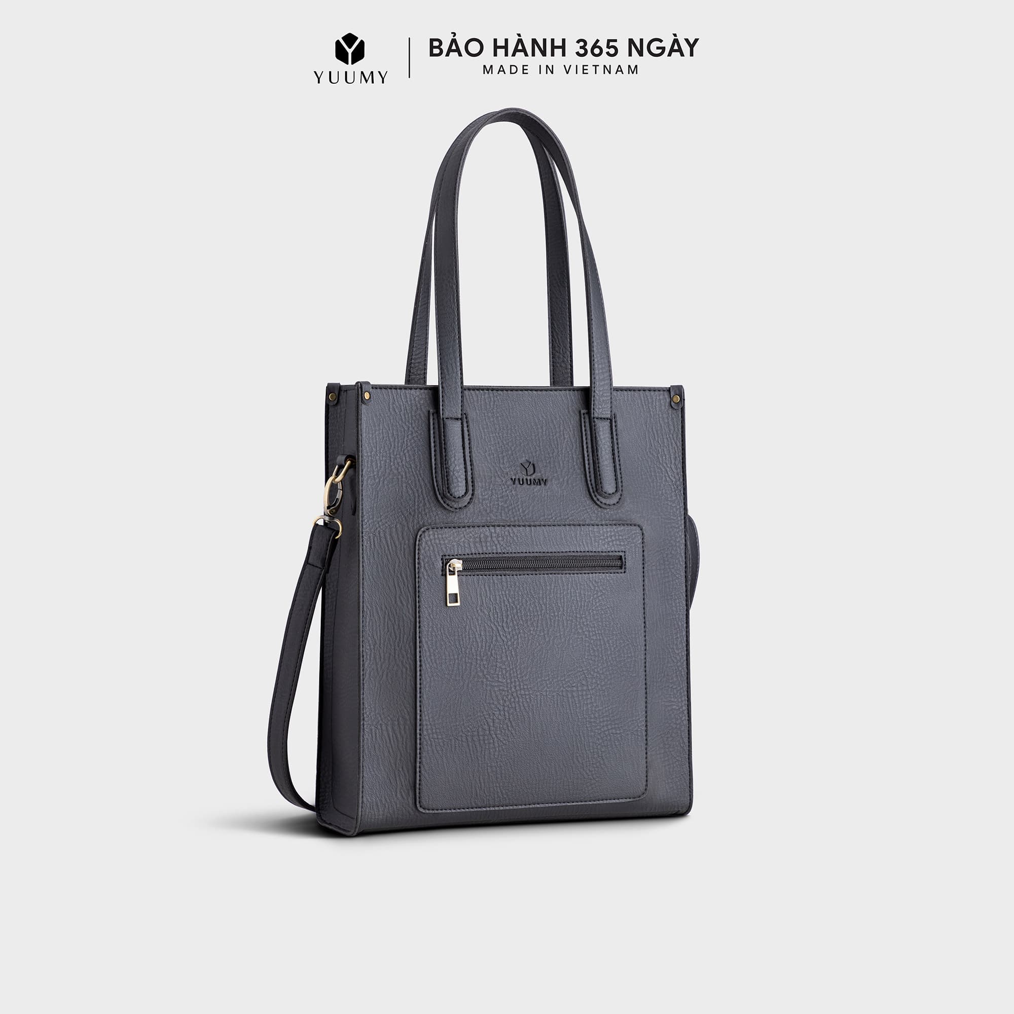 Túi Yuumy  Thời trang nữ tote - Túi xách da YTX18  - Đen