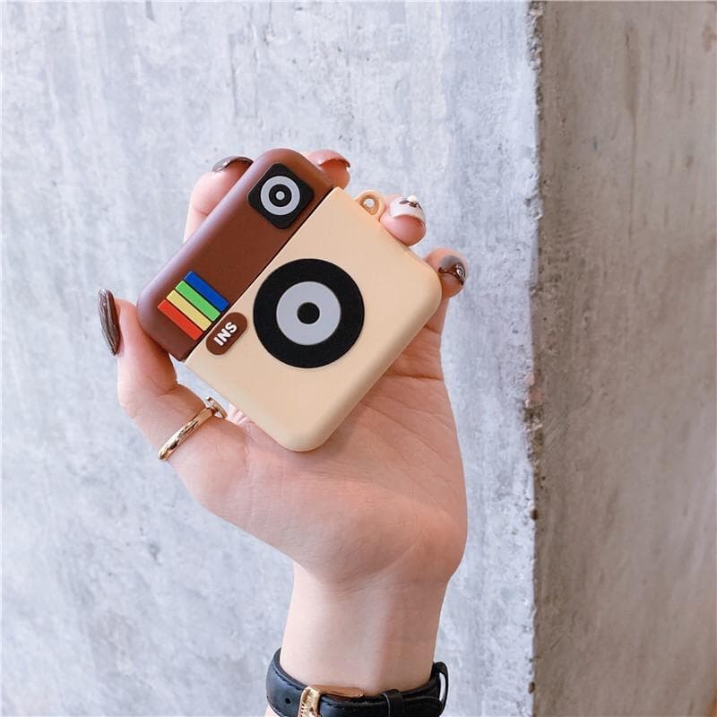 Case Silicon dành cho Airpods 1,2 Airpods Pro Airpods 3 Hình Insta gram Hàng Chính Hãng - Airpods 12