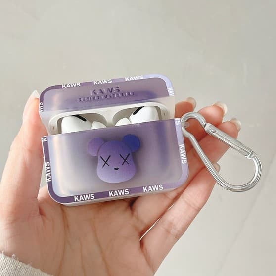 Bao Case Dành Cho Airpods 3 Airpods Pro Kai TPU Họa Tiết Kaws- Hàng Chính Hãng - Airpods 3 - Tím