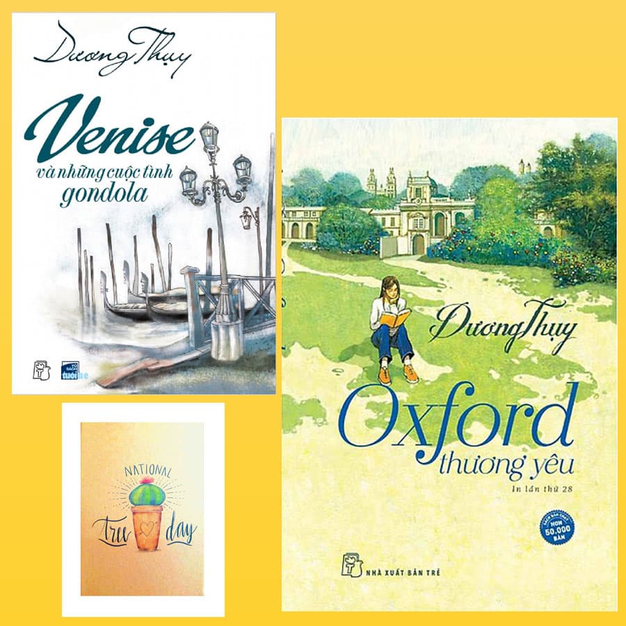 Combo Oxford Thương Yêu và Venise Và Những Cuộc Tình Gondola  Tặng Kèm Sổ Tay Xương Rồng
